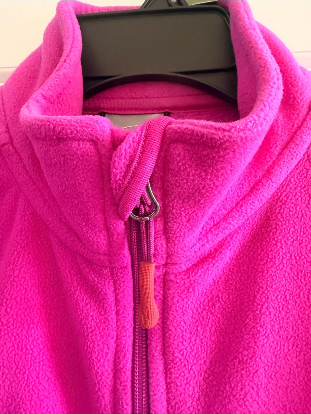 Champion Women’s Bright Fuchsia Full-Zip Fleece Jacket - Picture 5 of 6